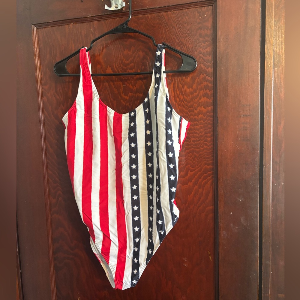 Hollister Low Back One Piece Bathing Suit